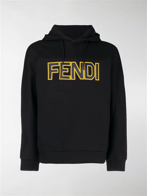 felpa fendi tutte f con cappuccio|Felpa .